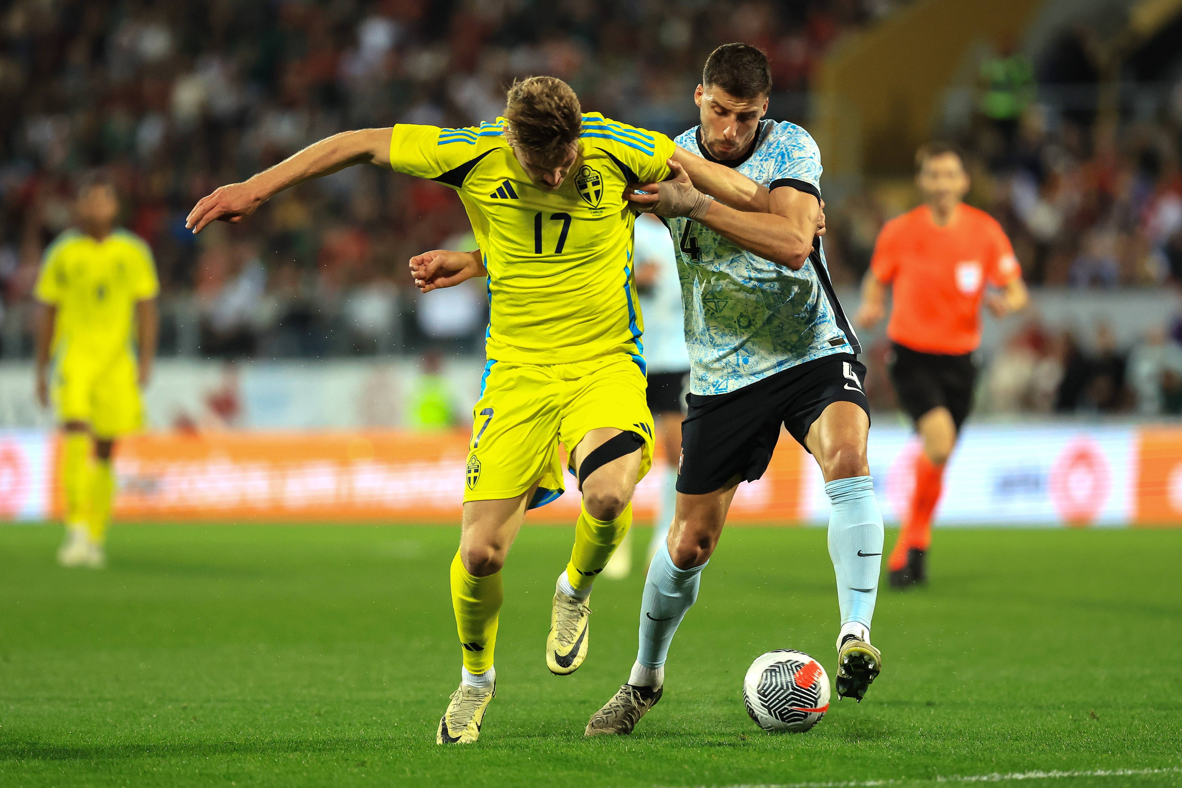 瑞典队备战国际重要足球盛会